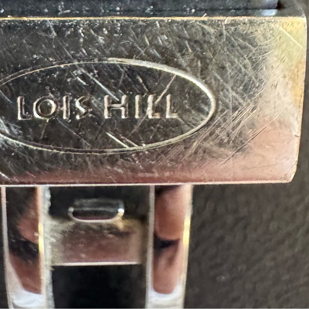 Lois Hill Swiss Made Silver and Black Women’s Watch - Picture 4 of 5